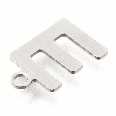 Non-Tarnish 201 Stainless Steel Charms X-STAS-C021-06P-E-1