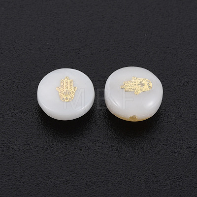 Natural Freshwater Shell Beads SHEL-S278-052-1