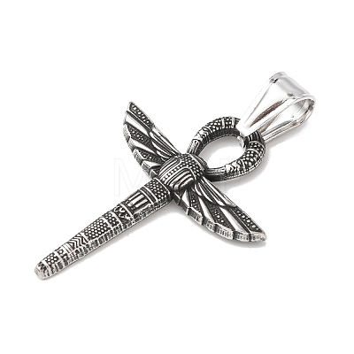 304 Stainless Steel Pendants STAS-F338-05AS-1