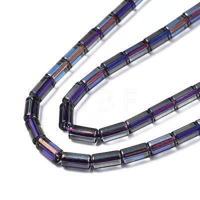 Electroplate Glass Beads Strands EGLA-K014-B-FP09-1