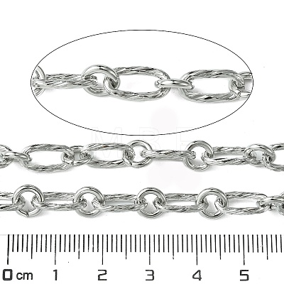 Tarnish Resistant 304 Stainless Steel Chains CHS-Q005-01P-1