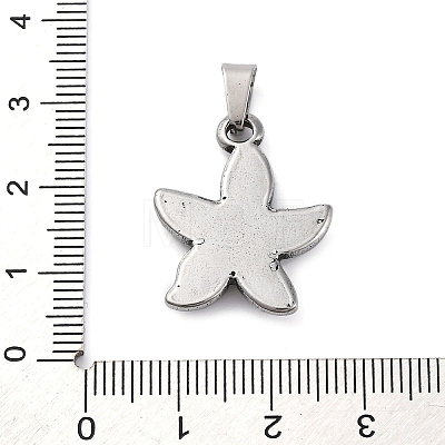 304 Stainless Steel Pendants STAS-E463-13P-1