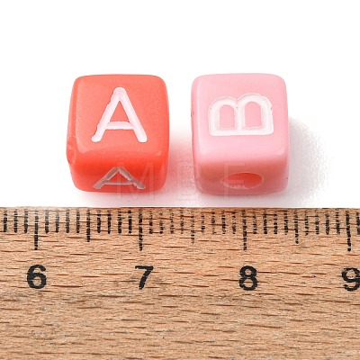 Opaque Acrylic European Beads AC-CBA7A73-01-1