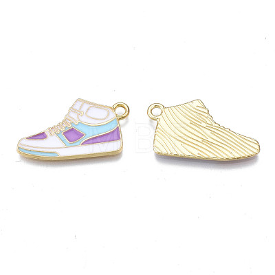 Alloy Enamel Shoes Pendants X-PALLOY-N170-023A-NR-1