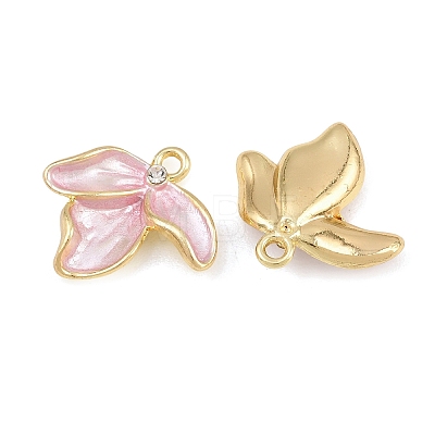 Alloy Enamel & Crystal Rhinestone Pendants RB-CBA415D-34G-1