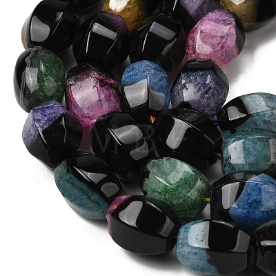 Natural Agate Beads Strands G-F820-C01-01-1