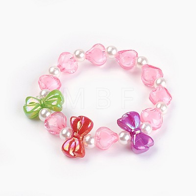 Acrylic Beads Kids Jewelry Sets SJEW-JS00988-01-1