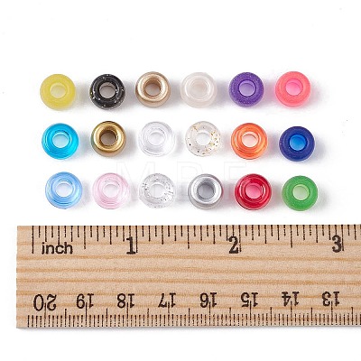 540Pcs 18 Colors Plastic Beads KY-FS0001-13-1