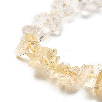 Natural Quartz Crystal & Citrine Beads Strands G-L610-A31-01-1