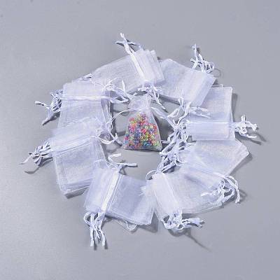 Rectangle Jewelry Packing Drawable Pouches X-OP110-7-1