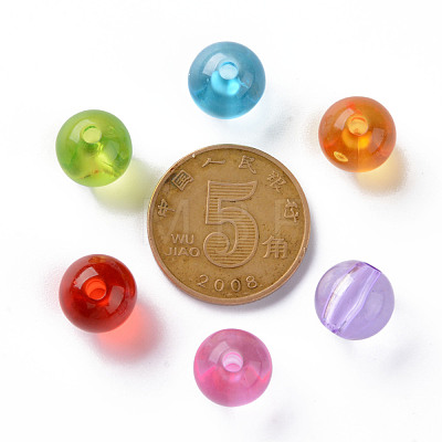 Transparent Acrylic Beads MACR-S370-A10mm-1