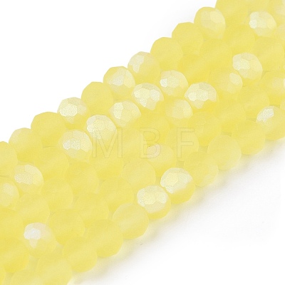 Transparent Glass Beads Strands EGLA-A044-T4mm-MB29-1