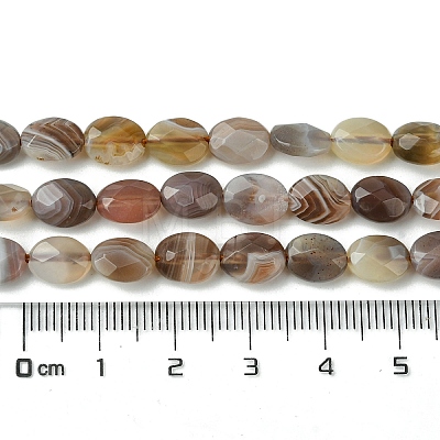 Natural Botswana Agate Beads Strands G-H004-B02-01-1