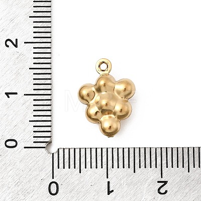 304 Stainless Steel Pendants STAS-G389-02G-09-1
