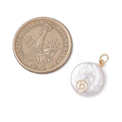 Natural Keshi Pearl Pendants PALLOY-JF04810-01-1