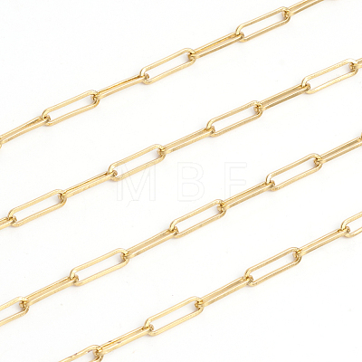 Brass Paperclip Chains CHC-L044-01B-G-1