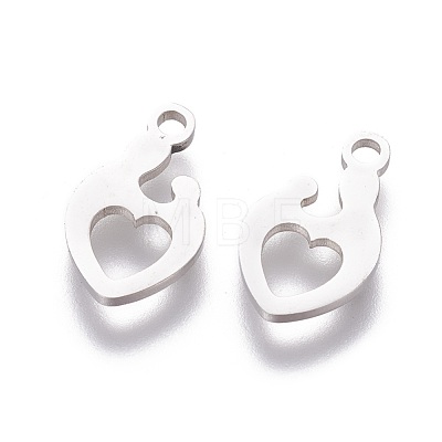201 Stainless Steel Charms STAS-Q201-T175-1