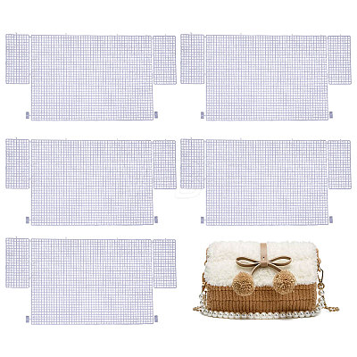 Plastic Mesh Canvas Sheets DIY-WH0581-54-1