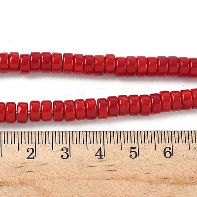 Opaque Glass Beads Strands X-GLAA-I060-01C-1