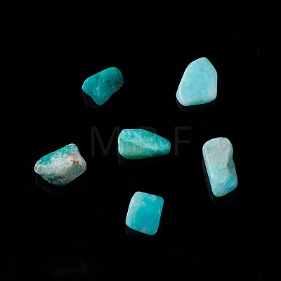 Natural Amazonite Chip Beads G-M364-04B-1