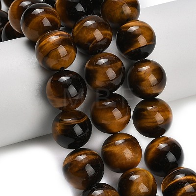 Natural Tiger Eye Beads Strands G-F173-12-16mm-1