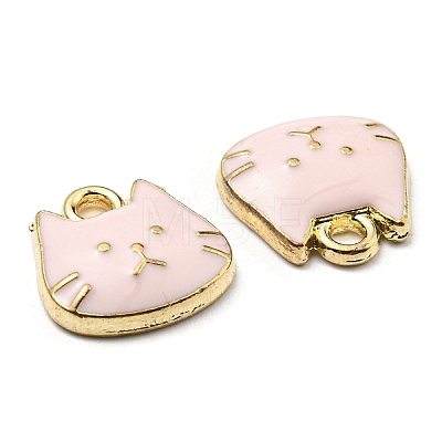 Golden Plated Alloy Charms ENAM-L042-01G-02-1