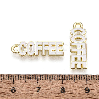 Alloy and Enamel Pendants PALLOY-T093-09B-G-1