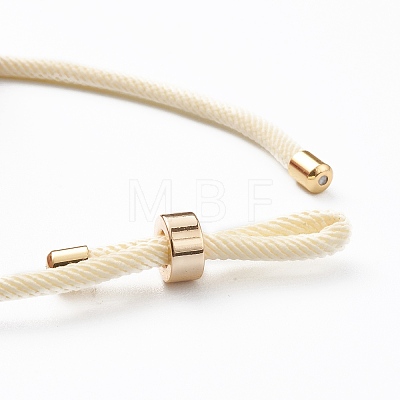 Braided Nylon Cord Bracelet Making MAK-A017-D02-08G-1