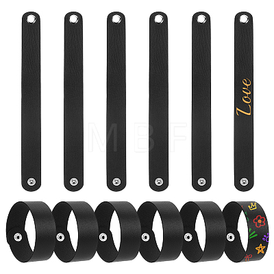 PU Imitation Leather Cord Bracelets BJEW-WH0022-83-1-1