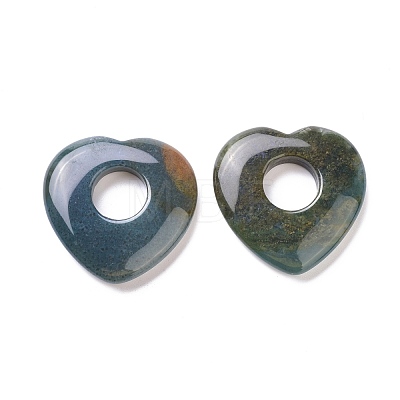 Natural Indian Agate Pendants G-F708-04C-1