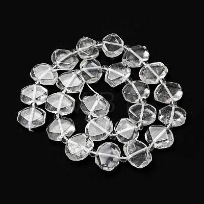 Natural Quartz Crystal Beads Strands G-G072-A01-01-1