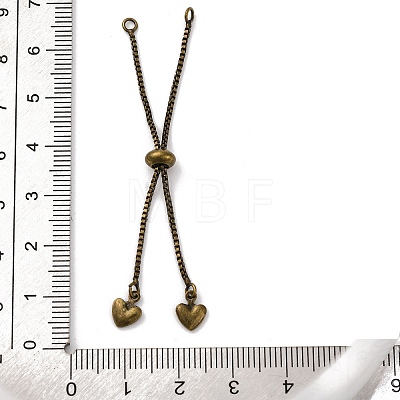 Brass Box Chain Bracelet Makings KK-C071-14AB-1