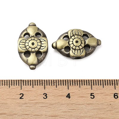 Tibetan Style Rack Plating Brass Bead KK-Q805-29AB-1