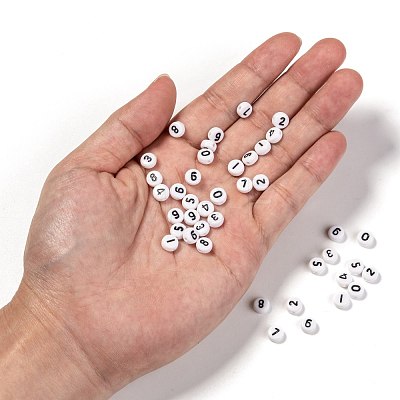 Acrylic Beads SACR-JQ0001-06-1