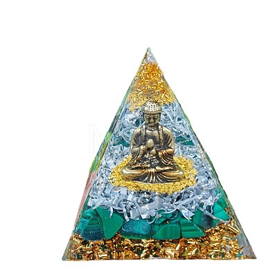 Buddha Orgonite Pyramid PW-WG41319-01-1