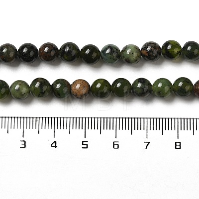 Natural Chrysoprase Beads Strands G-H298-A09-02-1