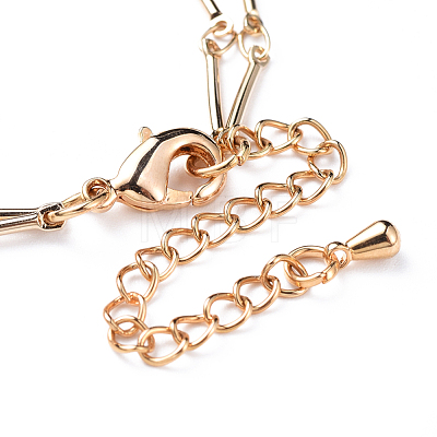 Brass Multi-strand Charm Bracelets BJEW-JB04499-03-1