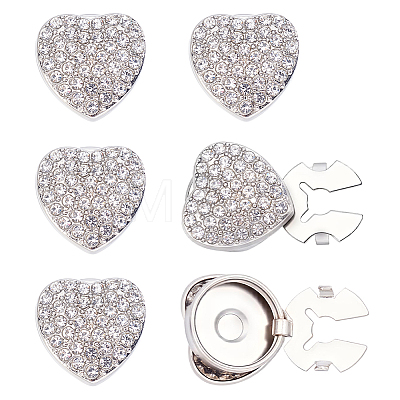 6Pcs Zinc Alloy Cufflinks BUTT-ME0001-36A-1