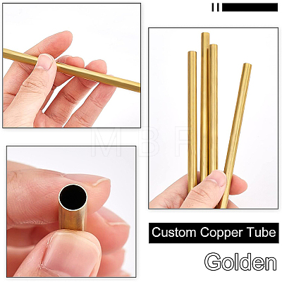 BENECREAT 16Pcs 2 Styles Custom Copper Tube KK-BC0007-98-1