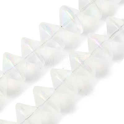 Electroplate Glass Beads Strands EGLA-G038-01A-HR03-1