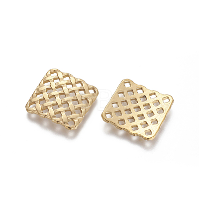 PVD Vacuum Plating 304 Stainless Steel Filigree Joiners X-STAS-I105-01G-1