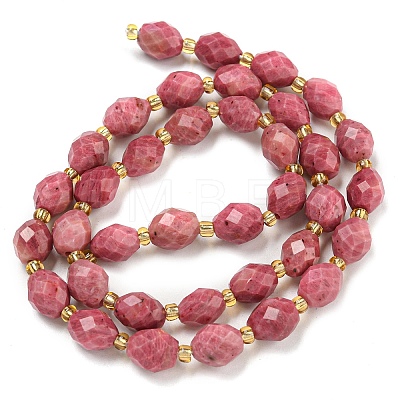 Natural Rhodonite Beads Strands G-N342-38-1