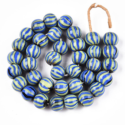 Handmade Nepalese Lampwork Beads LAMP-N024-10B-1