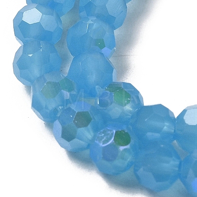 Imitation Jade Glass Beads Strands EGLA-A035-J4mm-L07-1