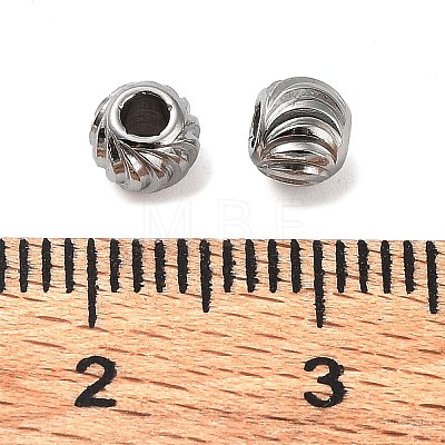 Tarnish Resistant 303 Stainless Steel Beads STAS-Q302-01F-P-1