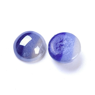 Opaque Glass Cabochons GGLA-S038-12D-8mm-1