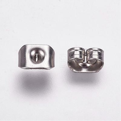 316 Surgical Stainless Steel Ear Nuts STAS-F117-01P-1