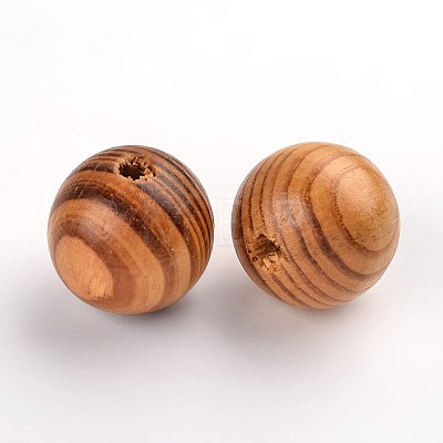 Natural Wood Beads WOOD-Q009-8mm-LF-1