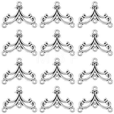 40Pcs Tibetan Style Alloy Chandelier Components FIND-SC0023-76-1