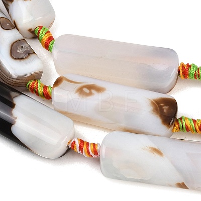 Natural Agate Beads Strands G-H342-B03-01A-1